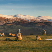 Buy canvas prints of Castlerigg Stone Circle, Cumbria by Andrew Sharpe