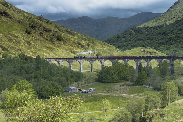 Glenfinnan Railway Viaduct Picture Board by Andrew Sharpe
