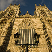 Buy canvas prints of York Minster West Towers by Andrew Sharpe