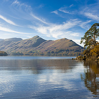 Buy canvas prints of Derwent Water, Cumbria by Andrew Sharpe