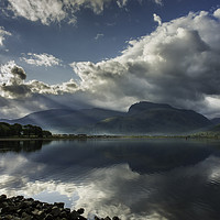 Buy canvas prints of Ben Nevis from Corpach by Andrew Sharpe