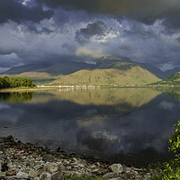 Buy canvas prints of Ben Nevis from Corpach by Andrew Sharpe