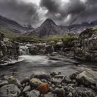 Buy canvas prints of Fairy Pools, Isle of Skye, Scotland by Andrew Sharpe