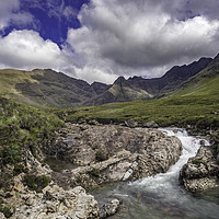 Buy canvas prints of Fairy Pools, Isle of Skye, Scotland by Andrew Sharpe