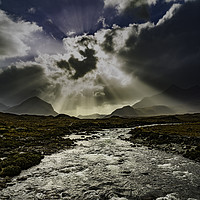 Buy canvas prints of Sligachan, Isle of Skye, Scotland by Andrew Sharpe