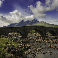 Buy canvas prints of Sligachan, Isle of Skye, Scotland by Andrew Sharpe