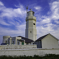 Buy canvas prints of St Catherine's Lighthouse, Isle of Wight by Andrew Sharpe