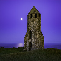 Buy canvas prints of St Catherine's Oratory, Isle of Wight by Andrew Sharpe