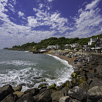 Buy canvas prints of Steephill Cove, Isle of Wight by Andrew Sharpe