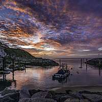 Buy canvas prints of Ventnor Haven, Isle of Wight by Andrew Sharpe