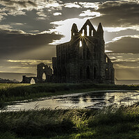 Buy canvas prints of Whitby Abbey by Andrew Sharpe