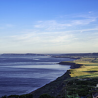Buy canvas prints of West Wight coastline from St Catherine's Point to The Needles by Andrew Sharpe