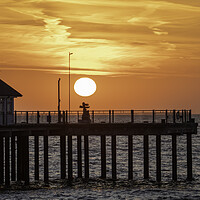 Buy canvas prints of Sunrise from Southwold, 22nd September 2019 by Andrew Sharpe