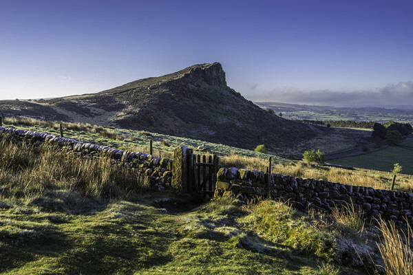 Dawn over The Roaches and Hen Cloud, 25th April 2017 Picture Board by Andrew Sharpe