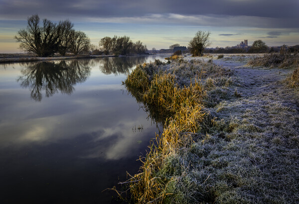 River Great Ouse, Ely Picture Board by Andrew Sharpe