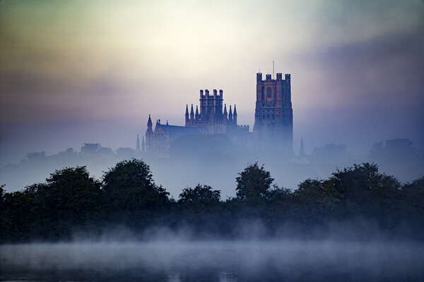 Ely Cathedral, from Roswell Lakes Picture Board by Andrew Sharpe