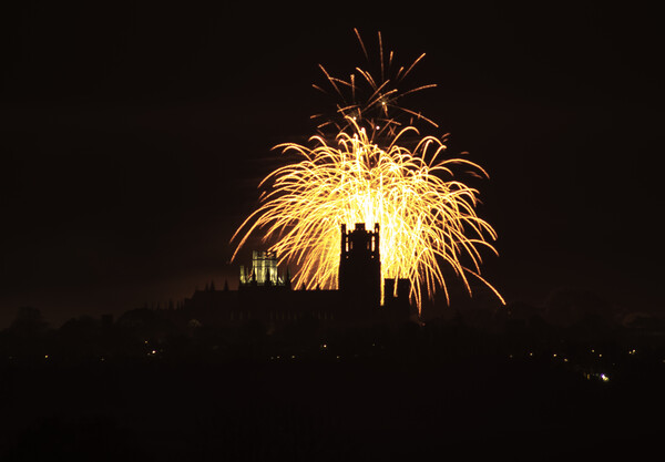 Ely Firework Display, 2017 Picture Board by Andrew Sharpe