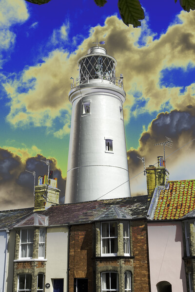 Southwold lighthouse, Suffolk Picture Board by Andrew Sharpe