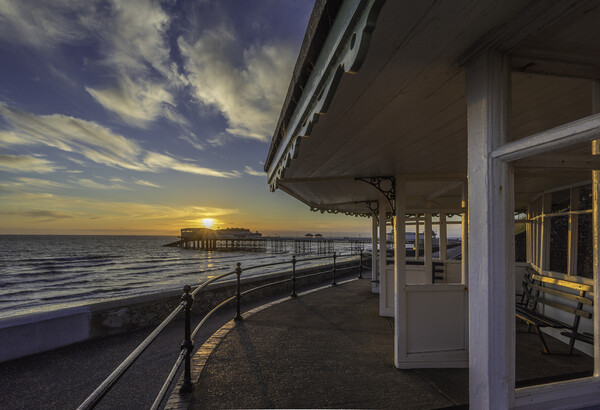 Dawn over Cromer Pier, Norfolk Picture Board by Andrew Sharpe
