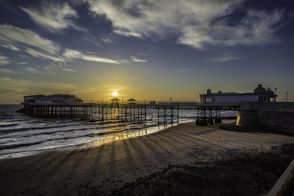 Dawn over Cromer Pier, Norfolk Picture Board by Andrew Sharpe