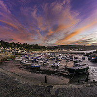 Buy canvas prints of Dawn, Lyme Regis, 24th September 2016 by Andrew Sharpe