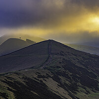 Buy canvas prints of Hope Valley from the Great Edge, Peak District National Park by Andrew Sharpe