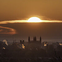Buy canvas prints of Sunrise over Cambridge, 12th April 2021 by Andrew Sharpe