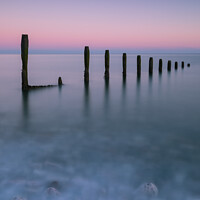 Buy canvas prints of Ethereal old groyne by Andy Davis