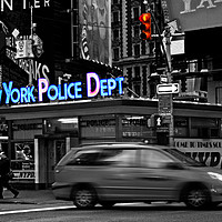 Buy canvas prints of Police HQ in Times Square by David Tanner