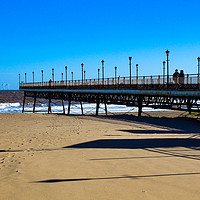 Buy canvas prints of Skegness pier by PAUL OLBISON