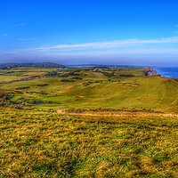 Buy canvas prints of Coastal links golf course by PAUL OLBISON