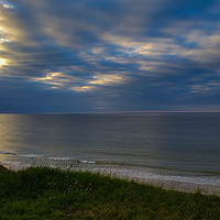 Buy canvas prints of East coast sunset by PAUL OLBISON