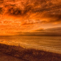 Buy canvas prints of Fire sky by PAUL OLBISON