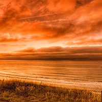 Buy canvas prints of Fire in the sky by PAUL OLBISON