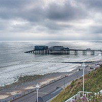 Buy canvas prints of Cromer pier at sunrise by PAUL OLBISON