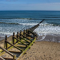 Buy canvas prints of Cromer beach by PAUL OLBISON
