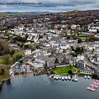 Buy canvas prints of Bowness on Windermere, The Lake District by Geoff Beattie