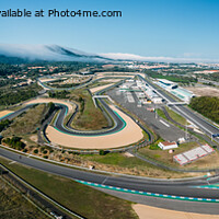 Buy canvas prints of Aeirial view of Autodromo do Estoril by Alexandre Rotenberg