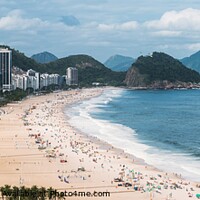 Buy canvas prints of Copacabana Beach in Rio de Janeiro, Brazil  by Alexandre Rotenberg