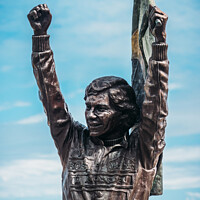 Buy canvas prints of Statue of Ayrton Senna by Alexandre Rotenberg