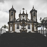 Buy canvas prints of Historic church in Ouro Preto, Minas Gerais, Brazi by Alexandre Rotenberg