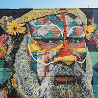 Buy canvas prints of Mural by Eduardo Kobra in Rio de Janeiro, Brazil by Alexandre Rotenberg