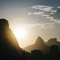 Buy canvas prints of Sunset in Rio de Janeiro, Brazil by Alexandre Rotenberg