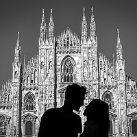 Buy canvas prints of Young love in Milan by Alexandre Rotenberg