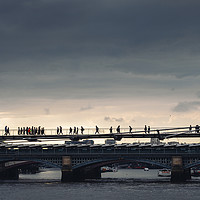 Buy canvas prints of Millennium Bridge, London by Alexandre Rotenberg