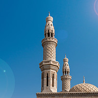 Buy canvas prints of Mosque in the United Arab Emirates. by Alexandre Rotenberg