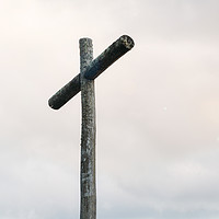 Buy canvas prints of Wooden Cross by Alexandre Rotenberg