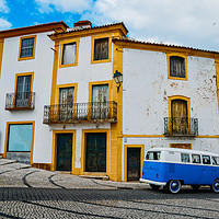 Buy canvas prints of VW Van in  Portugal by Alexandre Rotenberg