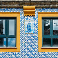Buy canvas prints of Portuguese Azulejo Tiles by Alexandre Rotenberg