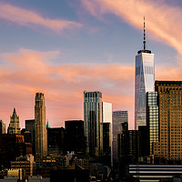 Buy canvas prints of Manhattan, New York City Sunset by Alexandre Rotenberg